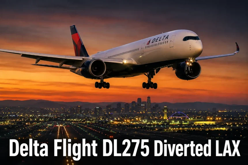 Delta Flight DL275 Diverted LAX